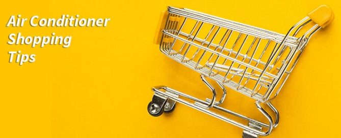 Shopping cart set against a yellow backdrop.